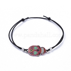 Bracciali a cordino elastico regolabili&nbsp;BJEW-JB05282-M