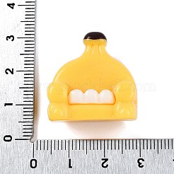 Undurchsichtige Decoden-Cabochons aus Harz&nbsp;RESI-N039-127B