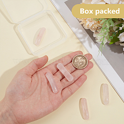 5 breloque connecteur en quartz rose naturel&nbsp;G-BC0001-56B