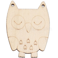 Pendentifs en bois brut&nbsp;PW-WG0DB61-01