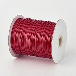 Cordón de poliéster encerado coreano ecológico&nbsp;YC-P002-1mm-1118