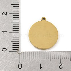 Ciondoli in acciaio inossidabile chirurgico 316 smaltati&nbsp;STAS-M073-18A-03G