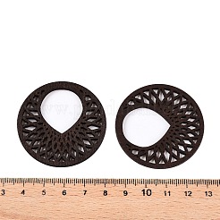 Pendentifs en bois de peuplier naturel&nbsp;WOOD-N016-45