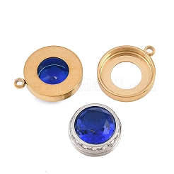Ciondoli in strass in acciaio inossidabile 304&nbsp;STAS-Z203-01G-02
