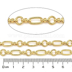 Ionenplattierung (IP) handgefertigte ovale Gliederketten aus Edelstahl 304&nbsp;CHS-G038-04D-G