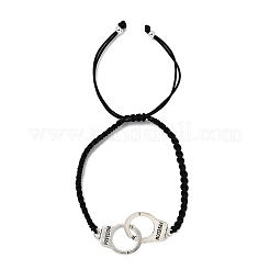 Menottes en alliage avec bracelets à maillons de liberté&nbsp;BJEW-JB12057