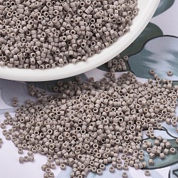 MIYUKI Delica Beads, Cylinder, Japanese Seed Beads, 11/0, (DB2305) Matte Opaque Glazed Beige AB, 1.3x1.6mm, Hole: 0.8mm, about 20000pcs/bag, 100g/bag