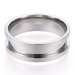 201 кольцо из нержавеющей стали с рифлением для пальцев, кольцевой сердечник, для изготовления инкрустации, цвет нержавеющей стали, внутренний диаметр: 21 мм