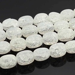 Synthetischen Knistern Quarz Quaders Perlen Stränge, 17~19x9~12x9~12 mm, Bohrung: 1 mm, ca. 23 Stk. / Strang, 15.5 Zoll