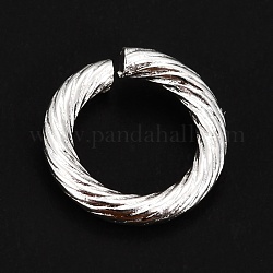 304 anello di salto in acciaio inossidabile, anelli di salto aperti, argento, 12x2mm, diametro interno: 8mm, 12 gauge