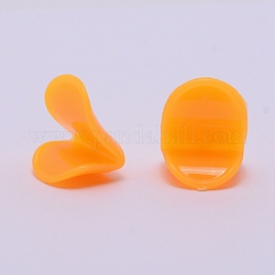 Plastikpuppenmund, für die Puppenherstellung, orange, 25x20x20 mm