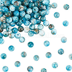 Brins de perles d'apatite naturelle olycraft 2 brins, ronde, 4.5mm, Trou: 0.7mm, Environ 83~106 pcs/chapelet, 14.76~18.78 pouce (37.5~47.7 cm)