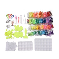 DIY 36 Farben 11000 Stück 4mm PVA Runde Wassersicherung & Kristallperlen Kits für Kinder, inklusive Schabermesser, Sprühflasche, Musterpapier, Stift und Schablone, Schlüsselanhänger & Zubehör herstellen
