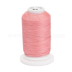 Gewachsten Polyester-Schnur, Wohnung, rosa, 1 mm, ca. 76.55 Yard (70m)/Rolle