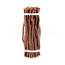 Деревянные бревенчатые палочки, веточки для поделок фото реквизит, седло коричневый, 30x0.5~1.2 см, о 50 шт / пачка
