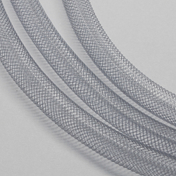 Пластиковый сетчатый шнур, светло-серый, 4 мм, 50 ярд / пачка (150 фута / пачка)
