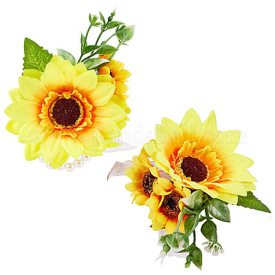 Wedding flowers bridal bouquets Package decorations sunflowers