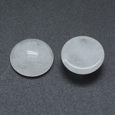 Natürlichen Quarzkristall cabochons&nbsp;G-P393-R50-12MM-1