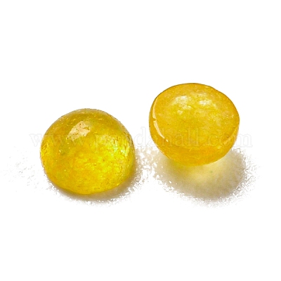 Cabochons teints en jade blanc naturel&nbsp;G-H309-02-06-1