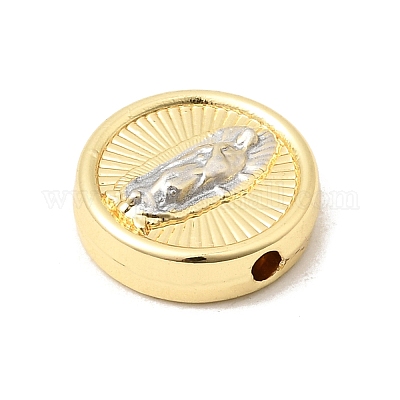 Religiöse Messingperlen&nbsp;KK-A296-43GP-1