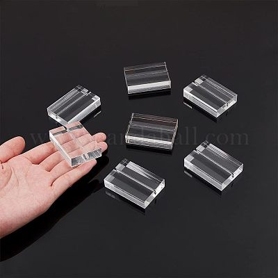 Acryl Visitenkartenhalter&nbsp;TACR-WH0001-09-1