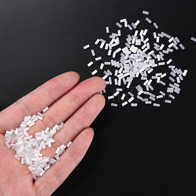 Perles de bugle en verre&nbsp;SEED-N005-001-E01-1