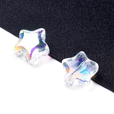 Perles en verre electroplate&nbsp;EGLA-E059-G05-1
