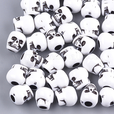 Perles en acrylique de style artisanal&nbsp;X-MACR-T023-13-1