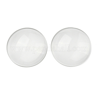 Transparente Glas Cabochons&nbsp;GGLA-G013-1