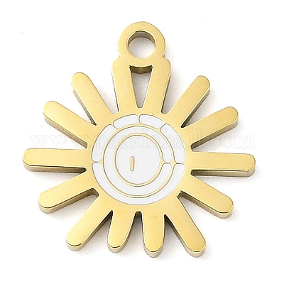 Pendentifs en acier inoxydable 304&nbsp;STAS-F315-07G-01-1