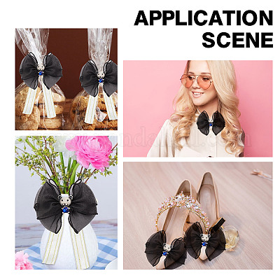 Wholesale GORGECRAFT 12Pcs Bow Shoe Clips Bowknot Patches Applique Hat Dress  Shoes Charms Bear Rhinestones Crystal Buckle Removable Shoes Jewelry  Decorative Shoe Accessories for Wedding Party Shoes Garment 