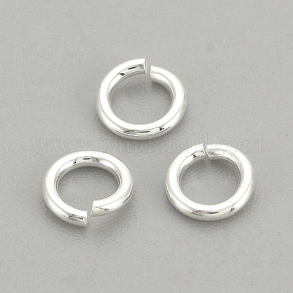925 Sterling Silver Open Jump Rings STER-S002-57-1