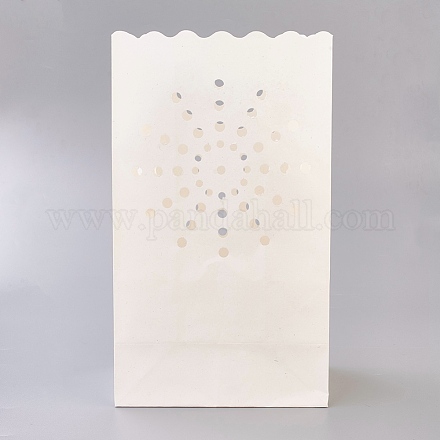 Bolsa de papel de vela hueca CARB-WH0007-02-1