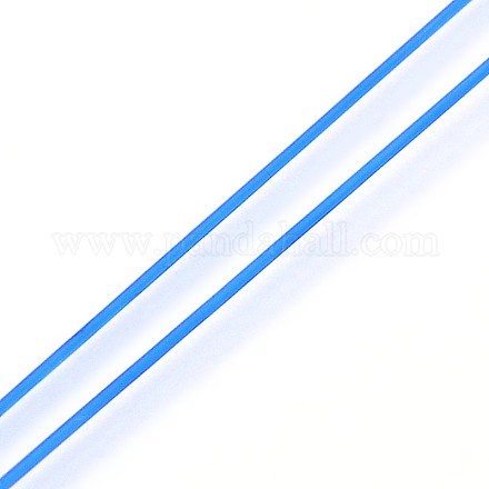 韓国製弾性水晶の線  ストレッチブレスレットストリング  ラウンドビーズコード  ディープスカイブルー  1mm  約27.34ヤード（25m）/ロール EW-L003-1mm-23-1