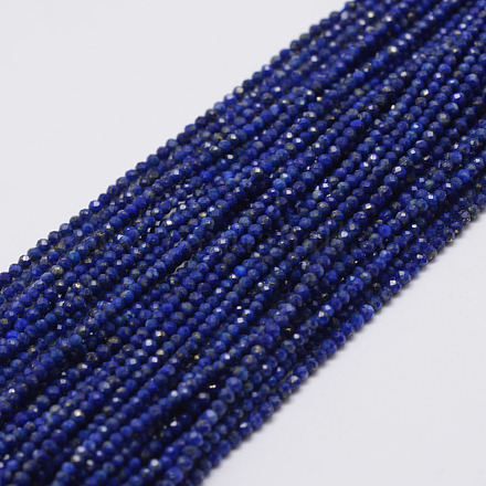 Chapelets de perles en lapis-lazuli naturel G-E351-09-1