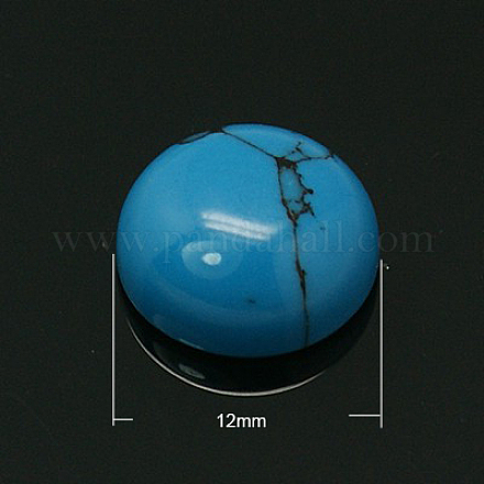 Turquoise Cabochons G-C108-12mm-6-1
