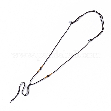Nylon Cord Necklace Making MAK-T005-05B-1