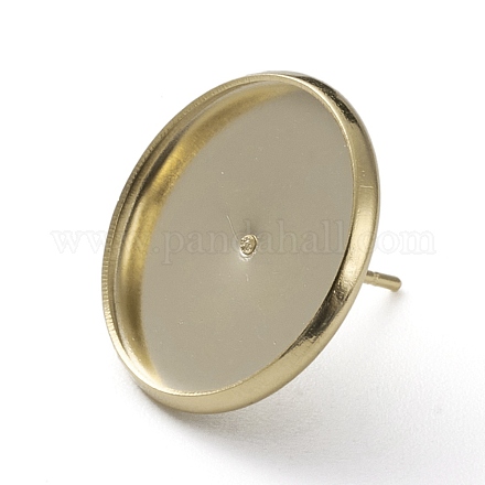 Impostazioni perno orecchino ottone KK-L205-13G-E-1