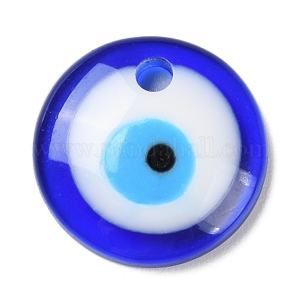 Pendentifs en résine bleu mauvais œil CRES-D012-01A-1