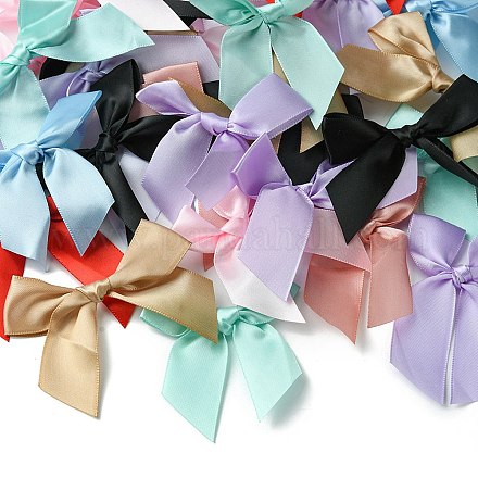 Accessoires d'ornement en satin de polyester DIY-YWC0002-01-1
