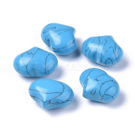 Perles de turquoise synthétique G-F659-A37-1