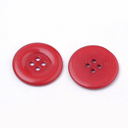 Boutons acryliques avec 4 trou BUTT-Q038-30mm-03-1
