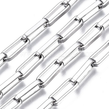 304 cadenas portacables rectangulares de acero inoxidable CHS-T003-29A-P-1