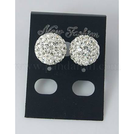 Strass boucles d'oreille X-EJEW-Q443-01-1