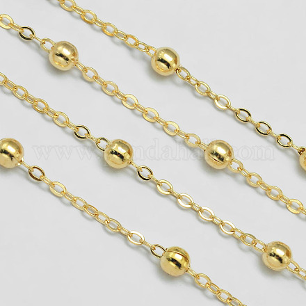 Eco-Friendly Brass Cable Chains CHC-I016-G-NF-1