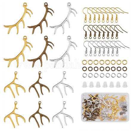 Kit per la creazione di orecchini a forma di corna fai da te DIY-SZ0009-11-1