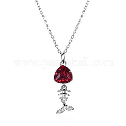 925 подвесные стерлингового серебра ожерелья SWARJ-BB34027-1