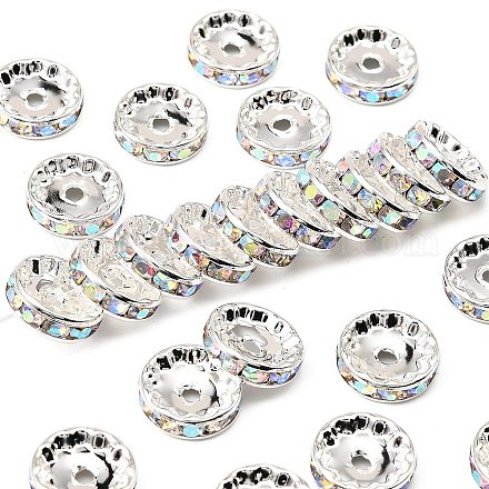 Laiton Grade A perles strass RSB042NF-02-1