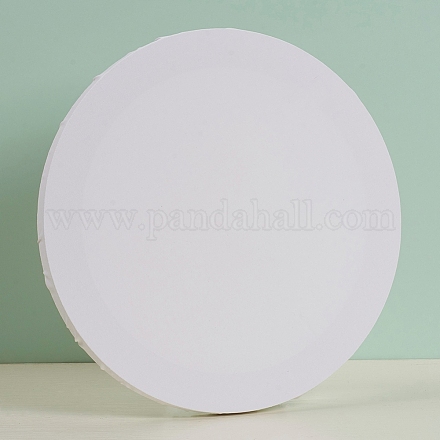 Legno bianco cotone con primer incorniciato DIY-G019-08A-1