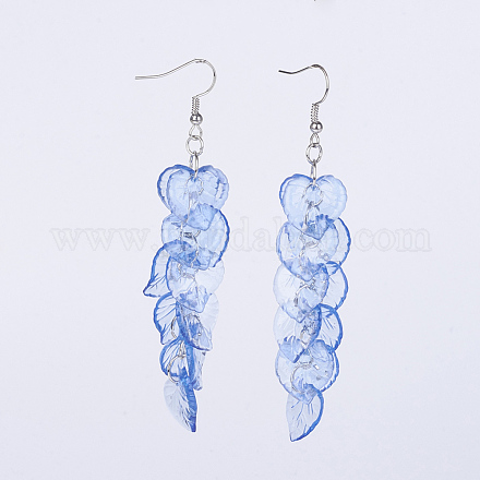 Acrylic Dangle Earrings EJEW-JE02638-02-1